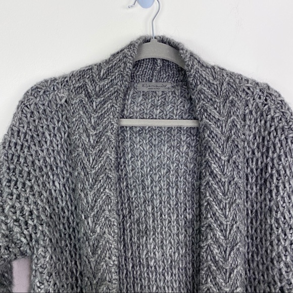 Elsamanda Made in Italy Chucky Knit Cardigan Small - Picture 3 of 7